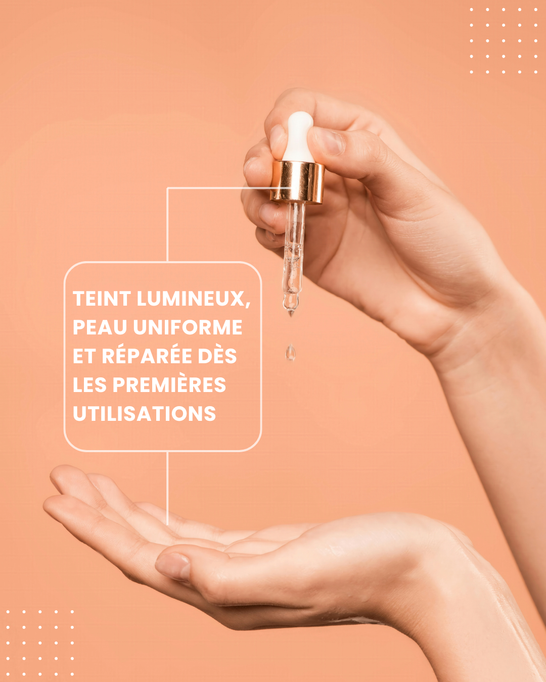 Ampoule du Dr. Melaxin pour une peau plus lisse & teint lumineux dès la 1ʳᵉ application